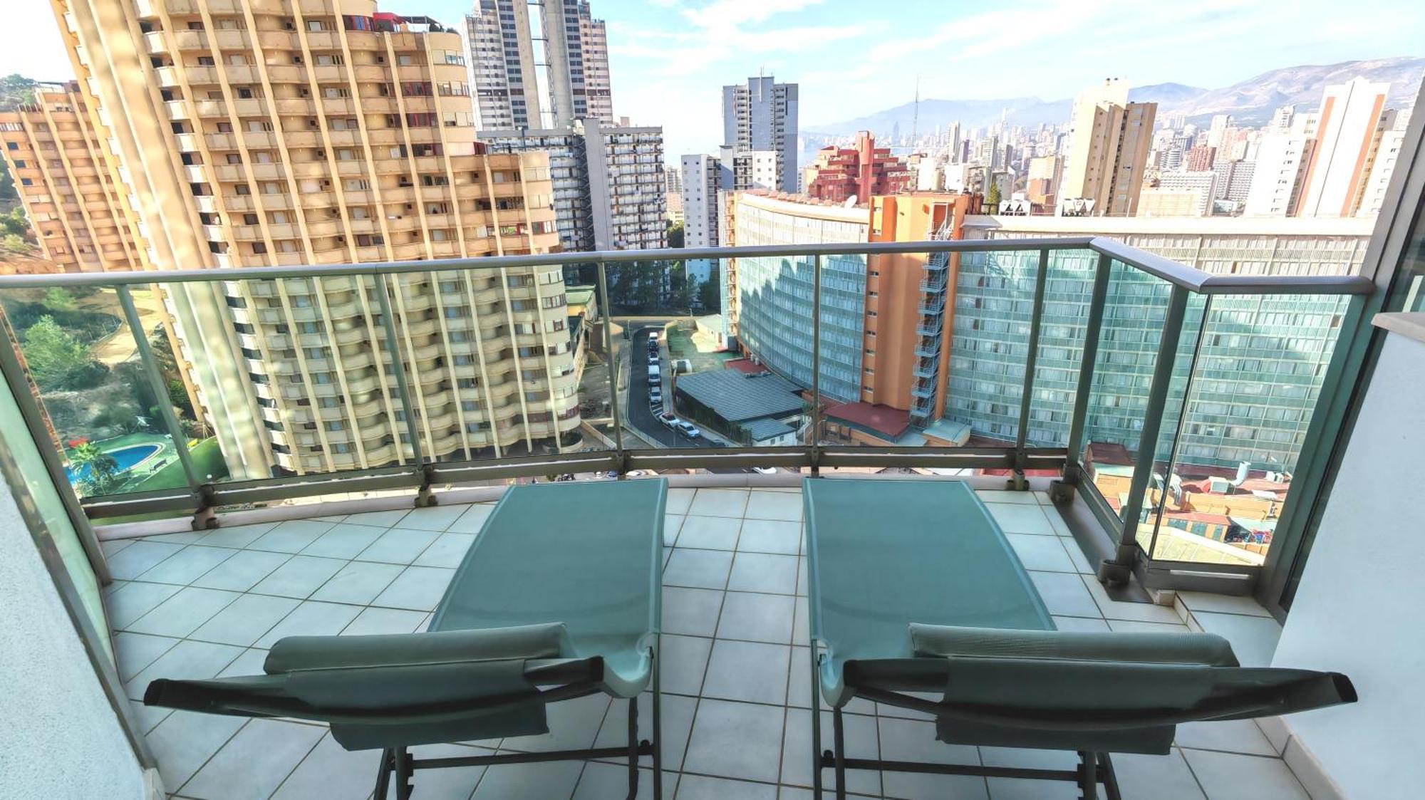 Skyline 5 Apartment With Private Balcony And Nice Views Benidorm Exterior photo