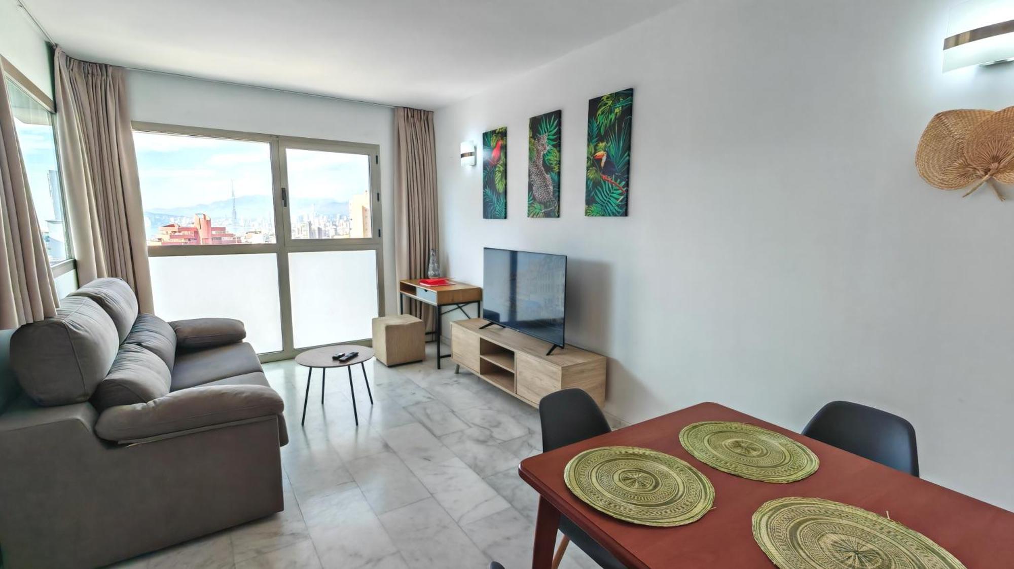 Skyline 5 Apartment With Private Balcony And Nice Views Benidorm Exterior photo