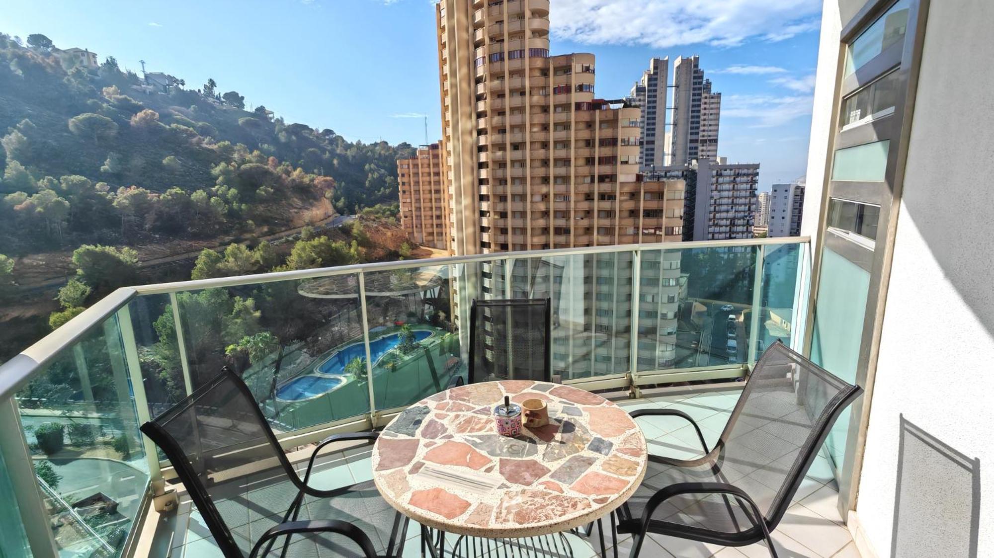 Skyline 5 Apartment With Private Balcony And Nice Views Benidorm Exterior photo
